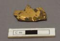 Fragmentary cu. Gold Band- 2 pieces. 2" l x 1" W