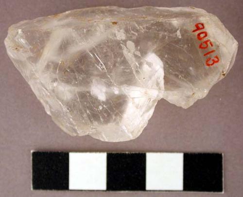 Stone, quartz crystal, unworked