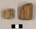 Brick tile fragments, most likely roofing tiles