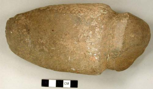 Ground stone, grooved axe