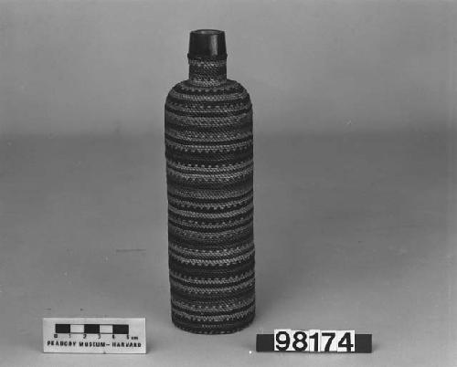 Basketry; Covered Bottle