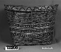 Burden basket from the collection of G.T. Emmons. Coiled, imbricated.