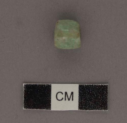 Jadeite bead - 10.2x9.2x8 mm.