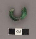 Small jade ear plug flare - diam. across top 26.7 mm.