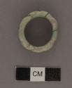 Decorated jade ring - 26 mm. diam