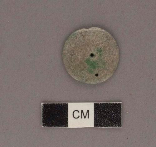 Perforated jade disc - 21.5 mm. diam.