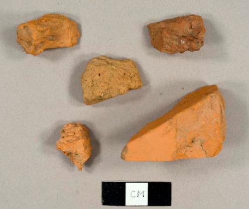 Brick fragments, including some possibly handmade