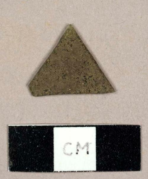 Colorless flat glass fragment with possible coating