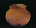 Jar, polacca polychrome style d. reproduction of primitive ware.