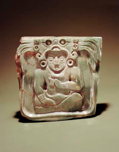 Carved jadeite ornament, human figurine