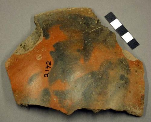 Body sherds from large jar. salt red.