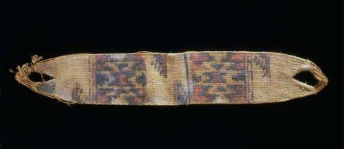 Decorated carrying strap