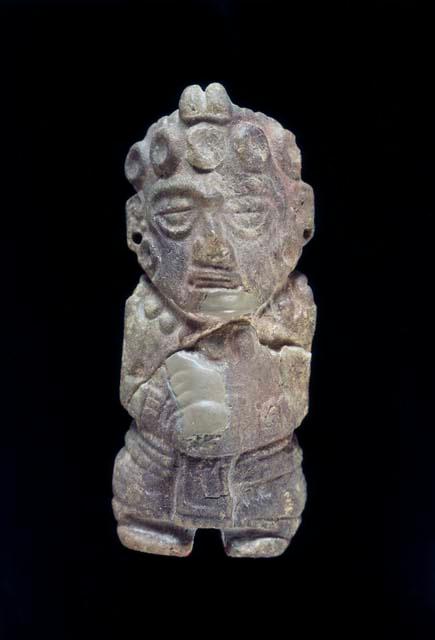 Carved jadeite figure