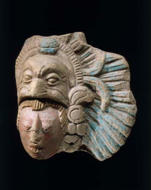 Human Head, elaborate headdress