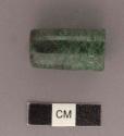 Jadeite bead, cylindrical