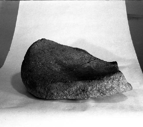 Stone metate fragment