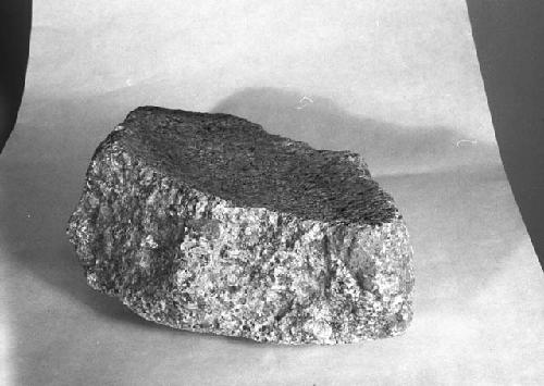 Stone metate fragment