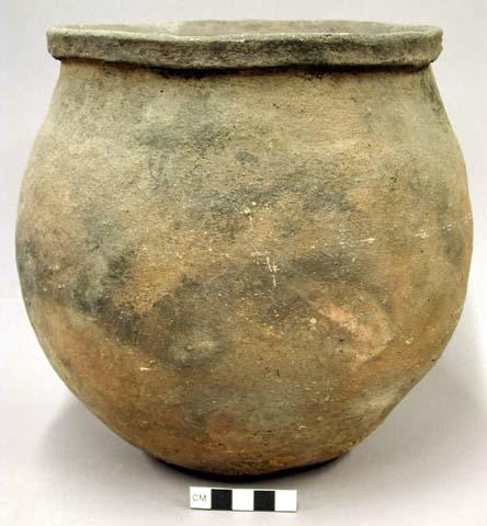 Plain pottery jar