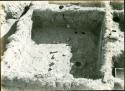 Scan of photograph from Judge Burt Cosgrove photo album.Oct.Nov.1933 Pendleton Ruin. Rooms