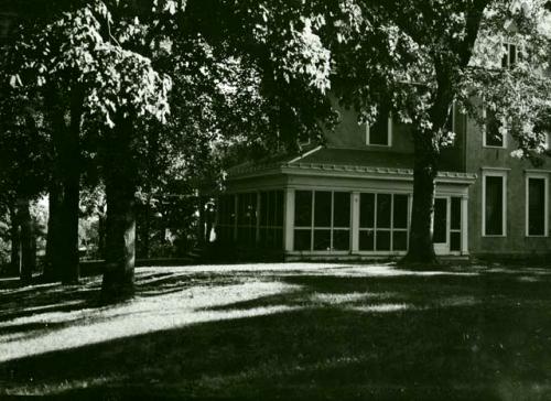 Scan of photograph from Judge Burt Cosgrove photo album.July 1933. J.B. Silliman Residence Atchison Kans.