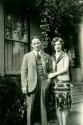 Scan of photograph from Judge Burt Cosgrove photo album.1930 Elenor and Lewis Rhodes