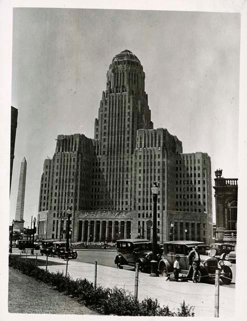 Scan of photograph from Judge Burt Cosgrove photo album.July 25-1931 McKinley Monument. City Hall Buffalo N.Y.