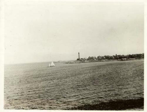 Scan of photograph from Judge Burt Cosgrove photo album.1931 The Neck,from Sewell-Marblehead Mass.