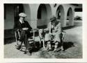 Scan of photograph from Judge Burt Cosgrove photo album.Tucson Ariz. Airport Jan-1931 C.B.C.Jr.