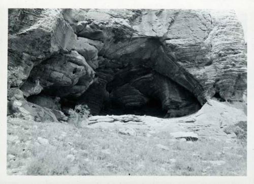 Scan of photograph from Judge Burt Cosgrove photo album.Cimarron Valley. Western Cimarron Co. Okla 9-14-30