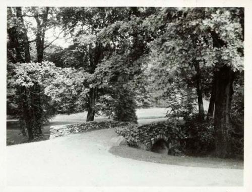 Scan of photograph from Judge Burt Cosgrove photo album.Dr.A.V.Kidder residence-Andover Mass. Aug.1930.