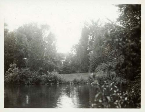 Scan of photograph from Judge Burt Cosgrove photo album.Dr. A.V.Kidder-residence Andover Mass. Aug. 1930