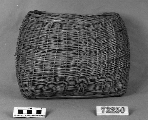 Fish basket from the collection of G. Nicholson and C. Hartman. Wicker weave.