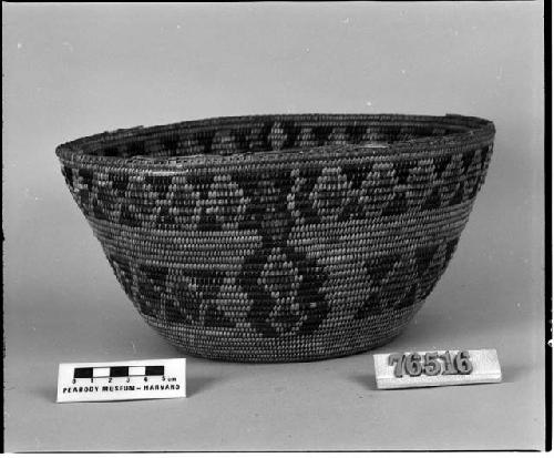 Mush or cooking bowl from the collection of G. Nicholson and C. Hartman. Coiled, bundle foundation.