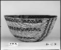 Mush or cooking bowl from the collection of Mrs. W. Perry. Coiled, bundle foundation.