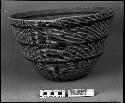Mush or cooking bowl made by Old Mary, near Power house. From the collection of G. Nicholson and C. Hartman. Coiled, three-rod foundation.