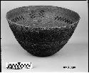 Mush or cooking bowl from the collection of G. Nicholson and C. Hartman. Coiled.