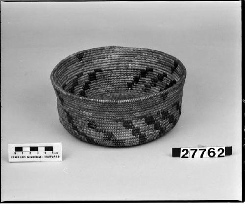 Bowl collected by Mrs. R. Mayosmith, ca. 1910. Coiled.