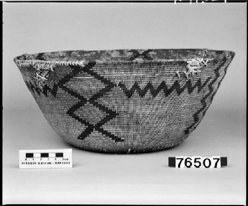 Mush or cooking bowl collected by G. Nicholson and C. Hartman. Coiled.