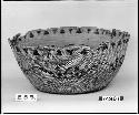 Mush bowl made by Old Wynopa, Ross Ranch, near North Fork. Collected by C. Hartman for G. Nicholson. Coiled.