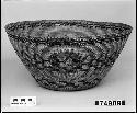 Mush bowl made by Mary Walker, below O'Neal's Ranch, near North Fork. Collected by C. Hartman for G. Nicholson. Coiled.