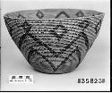 Mush or cooking bowl collected by F.T. Jackson, 1880-1990s. Coiled.