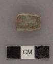 Flat rectangular bead with rounded edges - probably jadeite
