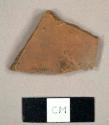 Refined redware sherd