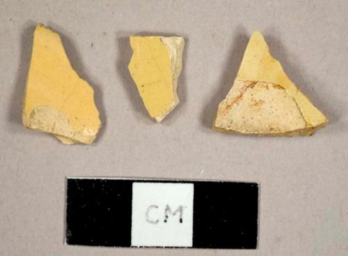 Yellowware sherds