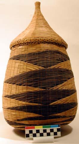 Large Lidded Basket