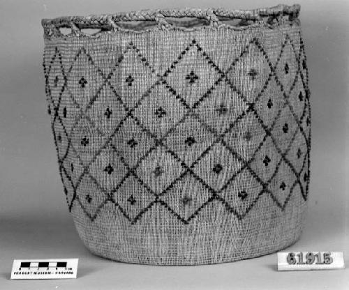 Cylindrical basket from unknown collection