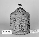 Lidded basket from the collection of T.H. Endicott