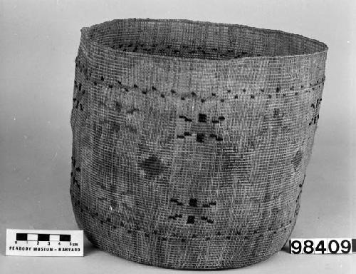 Body of lidded basket from the collection of G.F. Willey, 1906-7