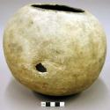 Plain pottery seed bowl - large