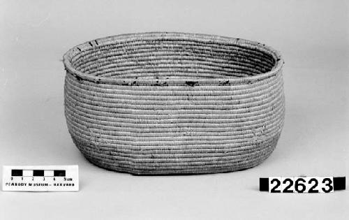 Oblong basket from the collection of J.G. Bourke, 1869-80